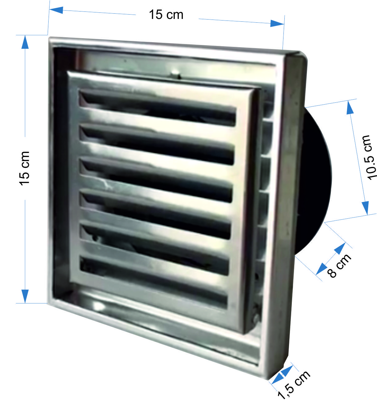 Sakoya Aspiratör Sessiz Banyo Wc 100 lük Baca ve Tavan Tipi 100 M3/h Geri Tepme Klapeli Marin 04